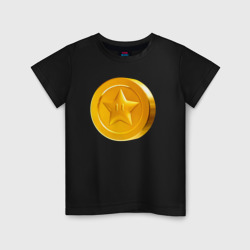 Детская футболка хлопок Монета Марио