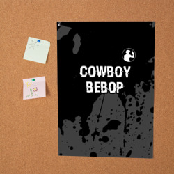 Постер Cowboy Bebop glitch на темном фоне: символ сверху - фото 2