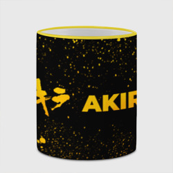 Кружка с полной запечаткой Akira - gold gradient: надпись и символ - фото 2