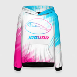 Женская толстовка 3D Jaguar neon gradient style