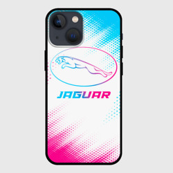 Чехол для iPhone 13 mini Jaguar neon gradient style
