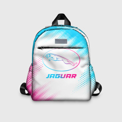 Детский рюкзак 3D Jaguar neon gradient style