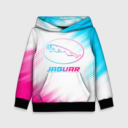 Детская толстовка 3D Jaguar neon gradient style