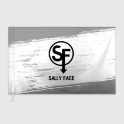 Флаг 3D Sally Face glitch на светлом фоне