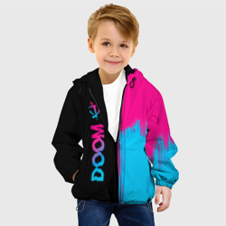 Детская куртка 3D Doom - neon gradient: по-вертикали - фото 2