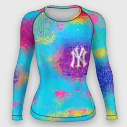 Женский рашгард 3D New York Yankees - baseball team - logo