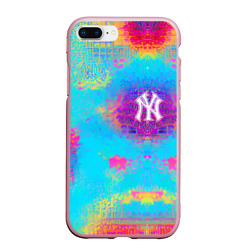 Чехол для iPhone 7Plus/8 Plus матовый New York Yankees - baseball team - logo