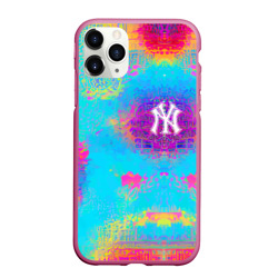 Чехол для iPhone 11 Pro Max матовый New York Yankees - baseball team - logo