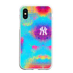 Чехол для iPhone XS Max матовый New York Yankees - baseball team - logo