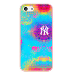 Чехол для iPhone 5/5S матовый New York Yankees - baseball team - logo