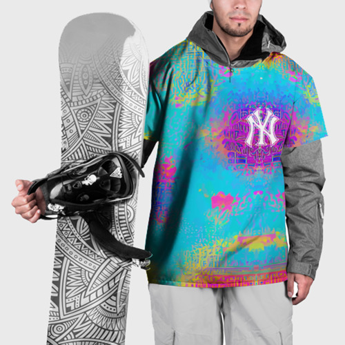 Накидка на куртку 3D New York Yankees - baseball team - logo, цвет 3D печать