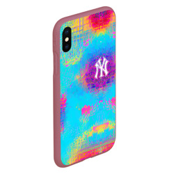 Чехол для iPhone XS Max матовый New York Yankees - baseball team - logo - фото 2