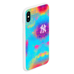 Чехол для iPhone XS Max матовый New York Yankees - baseball team - logo - фото 2