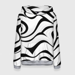 Анималистическая абстракция зебры – Женская толстовка 3D с принтом купить со скидкой в -32%