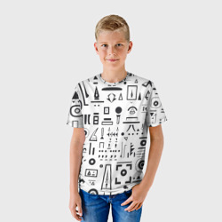 Детская футболка 3D Геометрическая фантазия - фото 2