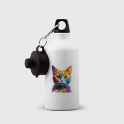 Бутылка спортивная Красочный кот - фото 2