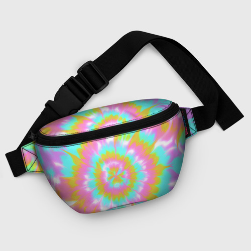 Поясная сумка 3D Tie-Dye кислотный в стиле барби - фото 6