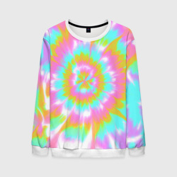 Мужской свитшот 3D Tie-Dye кислотный в стиле барби