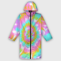 Женский дождевик 3D Tie-Dye кислотный в стиле барби