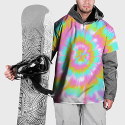 Накидка на куртку 3D Tie-Dye кислотный в стиле барби