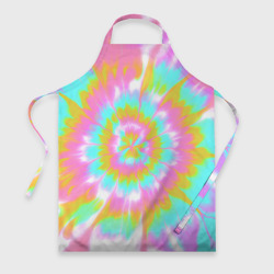 Фартук 3D Tie-Dye кислотный в стиле барби