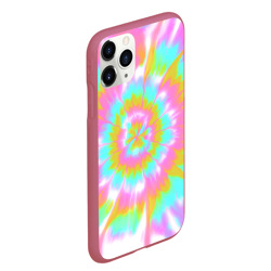 Чехол для iPhone 11 Pro Max матовый Tie-Dye кислотный в стиле барби - фото 2