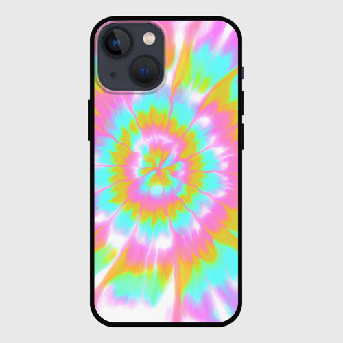 Чехол для iPhone 13 mini Tie-Dye кислотный в стиле барби