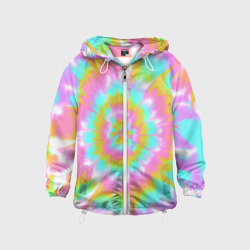 Детская ветровка 3D Tie-Dye кислотный в стиле барби