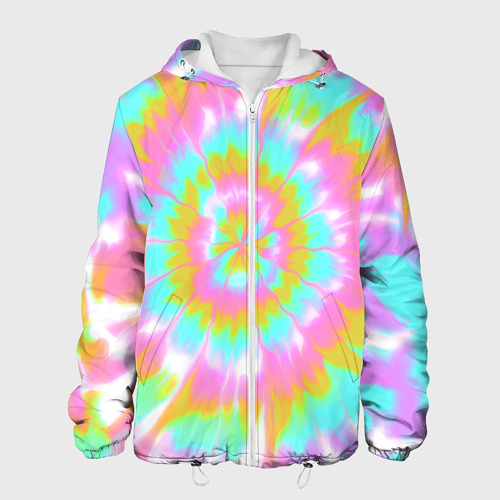 Мужская куртка 3D Tie-Dye кислотный в стиле барби, цвет 3D печать