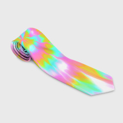 Галстук 3D Tie-Dye кислотный в стиле барби