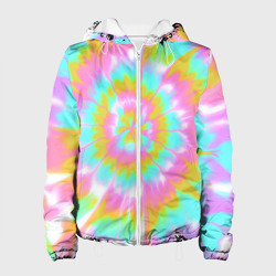 Женская куртка 3D Tie-Dye кислотный в стиле барби