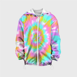 Детская куртка 3D Tie-Dye кислотный в стиле барби