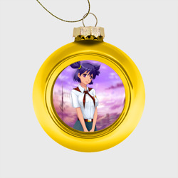 Ёлочный шар стеклянный/пластиковый Бесконечное лето Лена