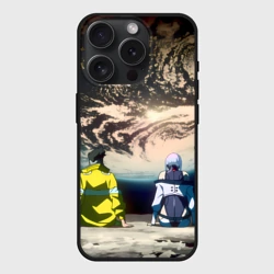 Чехол силиконовый для Apple iPhone 15 Pro Мax матовый Cyberpunk Edgerunners Дэвид Люси