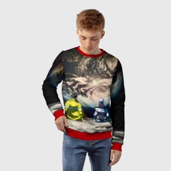 Детский свитшот 3D Cyberpunk Edgerunners Дэвид Люси - фото 2