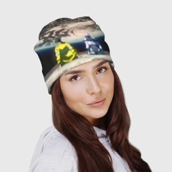 Шапка 3D Cyberpunk Edgerunners Дэвид Люси - фото 2