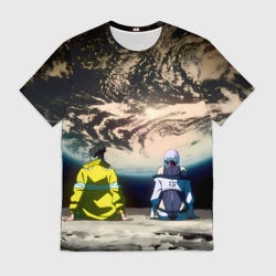 Мужская футболка 3D Cyberpunk Edgerunners Дэвид Люси