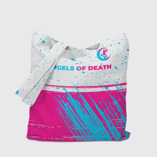 Шоппер 3D Angels of Death neon gradient style: символ сверху - фото 4