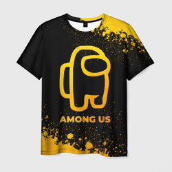 Among Us - gold gradient – Мужская футболка 3D с принтом купить со скидкой в -26%