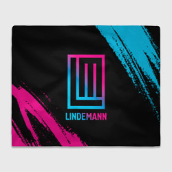 Плед 3D Lindemann - neon gradient