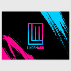 Поздравительная открытка Lindemann - neon gradient