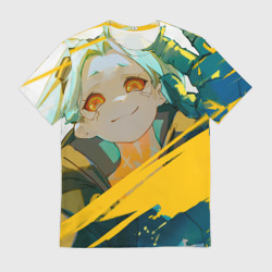 Мужская футболка 3D Cyberpunk Edgerunners Ребекка