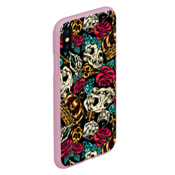 Чехол для iPhone XS Max матовый A pattern for a hipster - фото 2