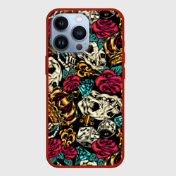 Чехол для iPhone 13 Pro A pattern for a hipster