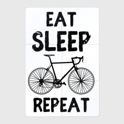 Магнитный плакат 2Х3 Eat sleep bike repeat