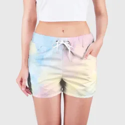 Женские шорты 3D Tie dye из сериала убийства в одном здании - фото 2