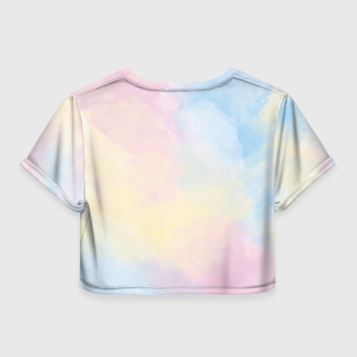 Женская футболка Crop-top 3D Tie dye из сериала убийства в одном здании, цвет 3D печать - фото 2