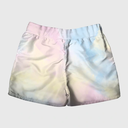 Женские шорты 3D с принтом Tie dye из сериала убийства в одном здании, вид сзади #1