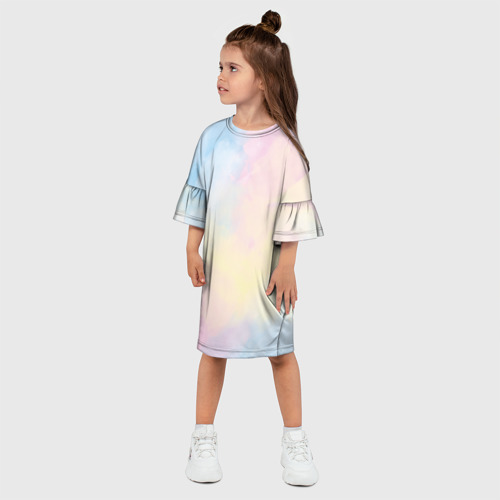 Детское платье 3D Tie dye из сериала убийства в одном здании, цвет 3D печать - фото 3