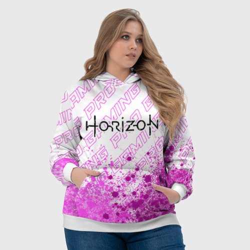 Женская толстовка 3D Horizon pro gaming: символ сверху, цвет 3D печать - фото 6